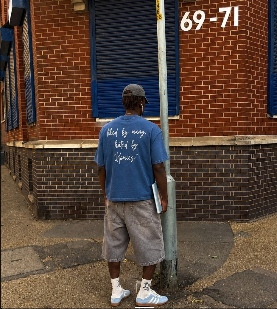Homies Denim Wash Boxy Fit Tee