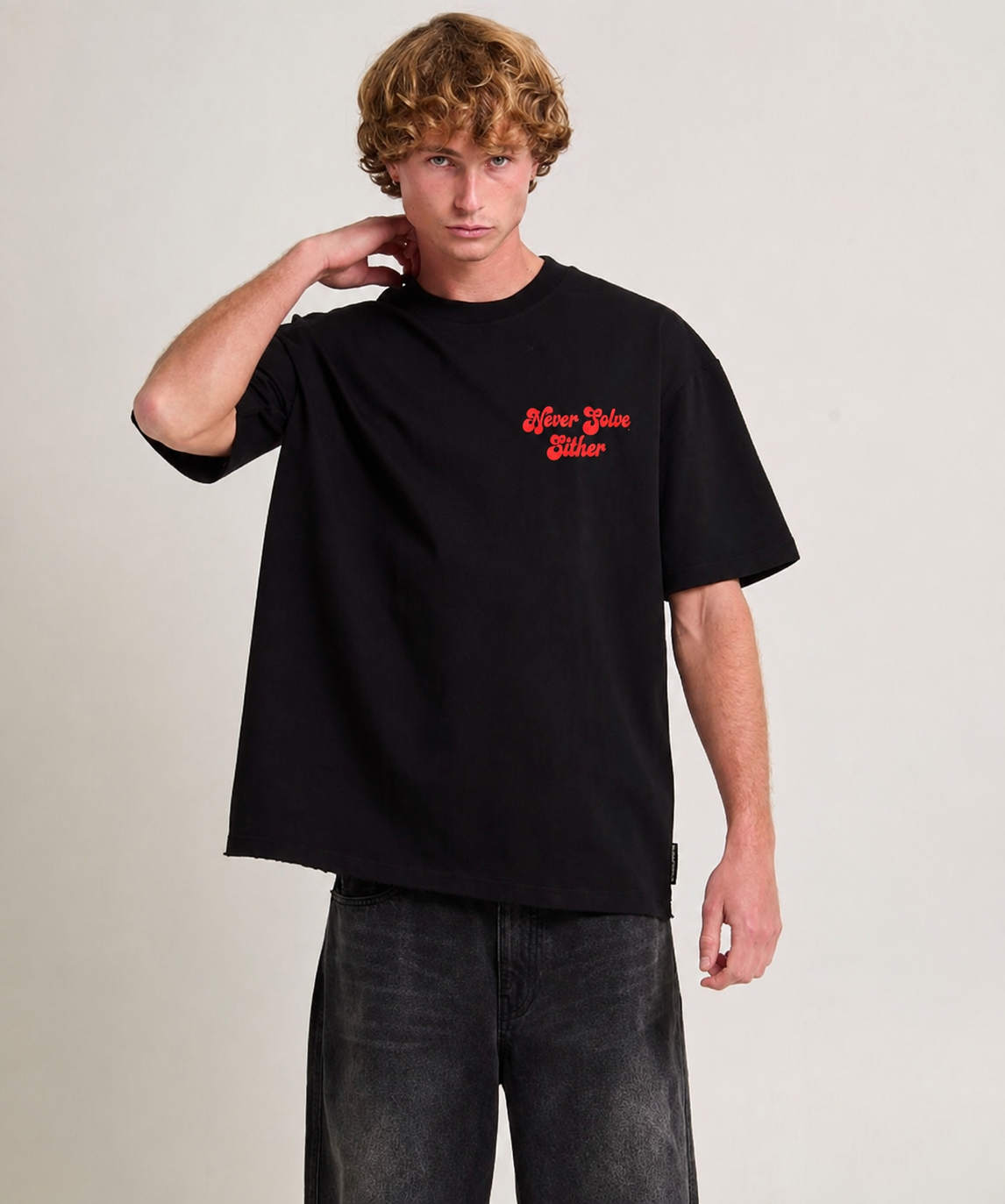 The Two Problems Boxy Fit Tee