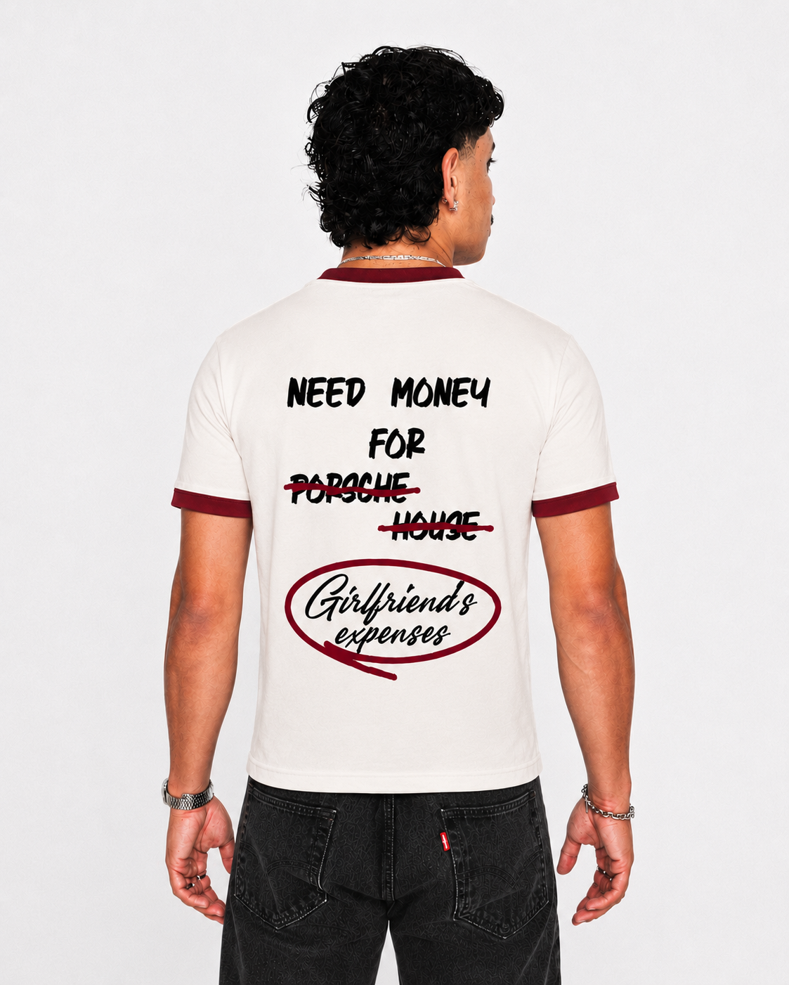 Girlfriend's Expenses Ringer Tee