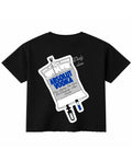 Black Boxy Fit T-shirt Back Design