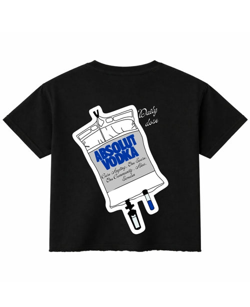 Black Boxy Fit T-shirt Back Design
