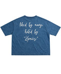 Denim Wash Boxy Fit T-shirt Back Design